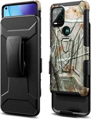 Motorola Moto G Stylus 5G 6.8" (2021) Rome Tech Dual-Layer Holster Case - Camo Tree