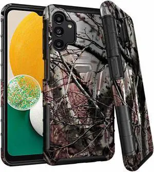 Samsung Galaxy A13 5G 6.5" (2021) Rome Tech Dual-Layer Holster Case - Camo Tree