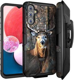 Samsung Galaxy A14 5G 6.8" (2022) Rome Tech Dual-Layer Holster Case - Camo Deer