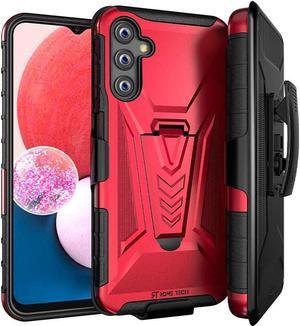 Samsung Galaxy A14 5G 6.8" (2022) Rome Tech Dual-Layer Holster Case - Red