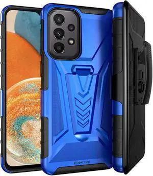 Samsung Galaxy A23 6.6" (2022) Rome Tech Dual-Layer Holster Case - Blue