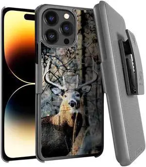 Rome Tech For Apple iPhone 14 Pro Max Belt Clip Holster Phone Case