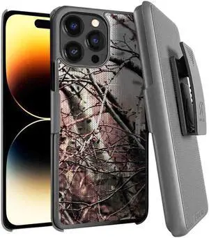 Rome Tech For Apple iPhone 14 Pro Max Belt Clip Holster Phone Case