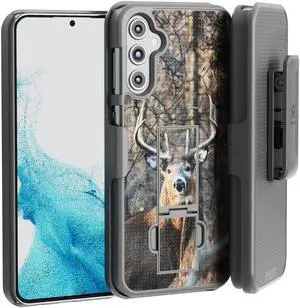 Samsung Galaxy S23 Plus 6.5" (2022) Rome Tech Shell Holster Combo Case - Camo Deer