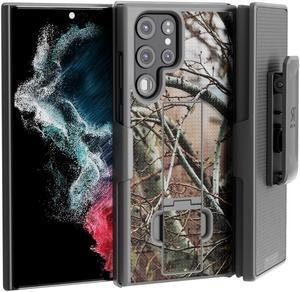 Samsung Galaxy S23 Ultra 6.8" (2022) Rome Tech Shell Holster Combo Case - Camo Tree