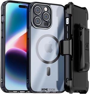 Apple iPhone 15 Pro (2023) Rome Tech Clarity Holster Case w/Magsafe - Black