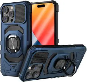 Apple iPhone 15 Pro Rome Tech Armor Case - Blue