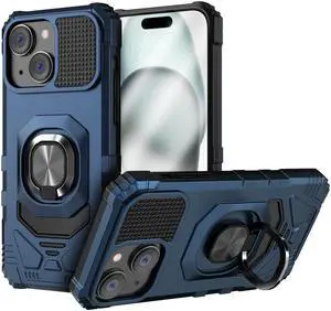 Apple iPhone 15 Rome Tech Armor Case - Blue