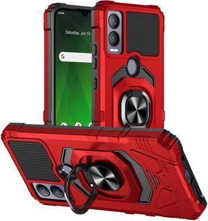 Cricket Magic 5G 2023 Rome Tech Armor Case  Red