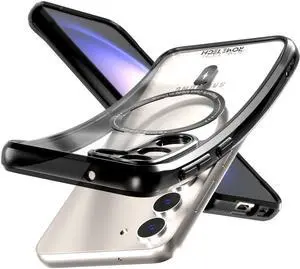 Samsung Galaxy S23 6.1" (2022) Rome Tech Clarity Case w/Magsafe - Black