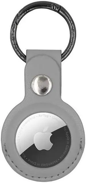 Leather Fob Case with Single Hole for AirTag