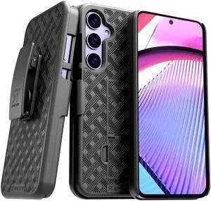 Samsung Galaxy S24 Plus (2024) Rome Tech Shell Holster Combo Case - Black