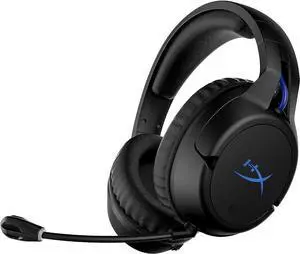 HyperX Cloud Flight  Wireless Gaming Headset for PS5 and PS4, Up to 30-hour battery, Memory foam ear cushions and premium leatherette, Noise-Cancelling Microphone with LED Mic Mute