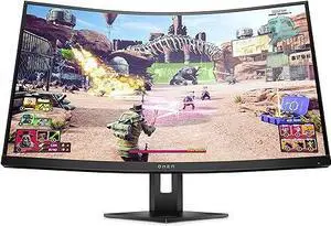 HP OMEN 27" QHD VA LCD Curved Gaming Monitor 1440p, 240 Hz, 16:9, 1ms FreeSync, DisplayPort & HDMI - 35D67AA