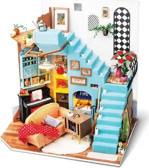 DIY 3D House Puzzle - Joy's Living Room 214pcs
