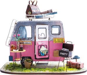 DIY 3D House Puzzle - Happy Camper 86pcs