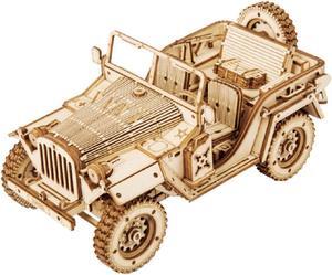 DIY 3D Puzzle - Jeep Army Car - 369pcs