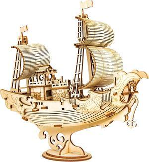 DIY 3D Puzzle - Japanese Diplomatic Ship - 91pcs