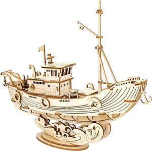 DIY 3D Puzzle - Fishing Ship - 104pcs