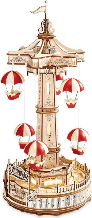 DIY 3D Electro Mechanical Puzzle - Electro Mechanical Parachute Tower 184Pcs