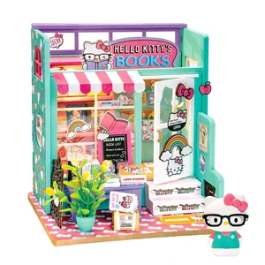 DIY 3D Puzzle - Hello Kitty Bookstore 53pcs DIY 3D Puzzle - Hello Kitty Bookstore 53pcs