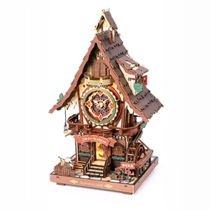 DIY 3D Moving Gears Puzzle - Cuckoo Clock - 435pcs DIY 3D Moving Gears Puzzle - Cuckoo Clock - 435pcs