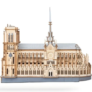 DIY 3D Wood Puzzle: Paris Cathedral 330 pieces DIY 3D Wood Puzzle: Paris Cathedral 330 pieces