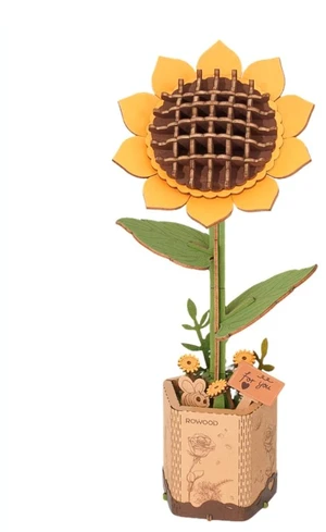 DIY 3D Wood Puzzle Sunflower 86pcs DIY 3D Wood Puzzle Sunflower 86pcs