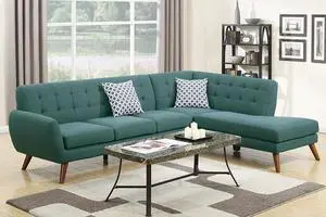 Ayrum 2-Piece Sectional Sofa Upholstered in Laguna Polyfiber