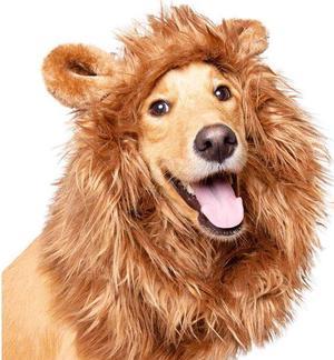 Dog Lion Mane Halloween Costume Lion Mane for Large and Small Dogs