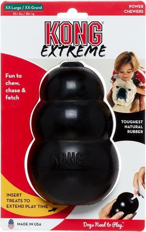 Kong Extreme Rubber Dog Toy, Black XX-Large, Dogs over 85 lbs.