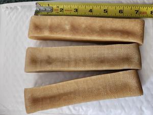 Himalayan Yak Milk Bones Dog Chews for Large Dogs - Organic, approx. 7", 3 Chews