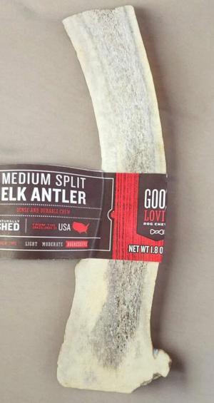 Good Lovin' Medium Split Elk Antler for Dogs 6" long