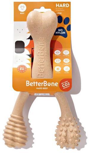 Betterbone Hard Chew Toy for Large Dogs - Hard -Durable, All-Natural, No Nylon, Sustainable