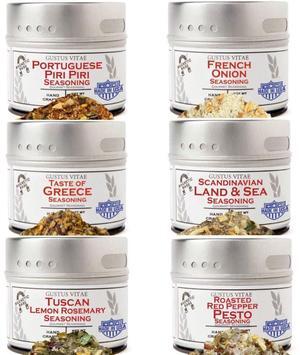 European Seasonings Gift Set - Tastes of Europe - Artisanal Spice Blends Six Pack
