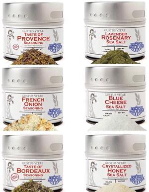 French Seasoning Gift Set - Tastes of France - Artisanal Spice Blends Six Pack