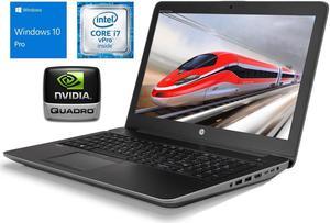 HP Grade A Laptop ZBook 15 G3 Intel Core i7-6700HQ (2.60GHz) 32GB Memory 512 GB SSD 15.6" Touchscreen Windows 10 Pro 64-bit Quadro M1000M