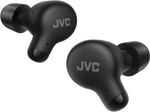 JVC Marshmallow True Wireless Bluetooth Earbuds, Long Battery Life (up to 28 Hours), Black