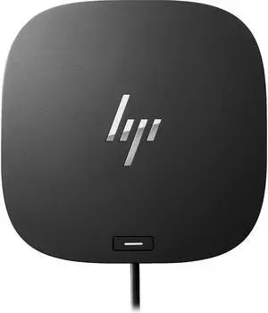 HP G5 USB-C Docking Station 100W Power Delivery HDMI DIsplayPort USB 3.0, Black
