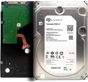 Seagate ST8000NC0002 3.5" 8TB 7200RPM SATA Hard Disk Drive (HDD), Silver