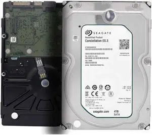 Seagate ST4000NM0033 3.5" 4TB 7200RPM SATA Hard Disk Drive (HDD), Silver