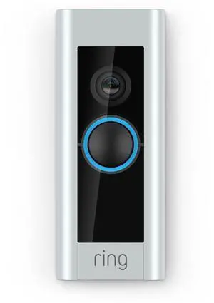 Ring 1080p Doorbell Pro Smart WiFi Video Doorbell - Satin Nickel