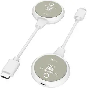 j5create ScreenCast 4K Wireless HDMI Transmitter and Receiver, Wireless HDMI Extender