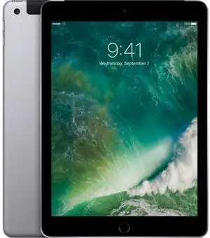 Apple 2017 iPad 5th Gen 9.7" 32GB WiFi + 4G LTE Fully Unlocked, Space Gray