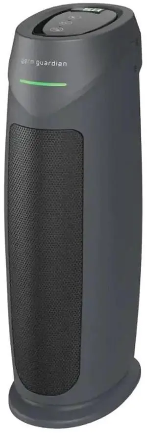 GermGuardian - 743 Sq. Ft. Tower Air Purifier with HEPA Pure Filter
