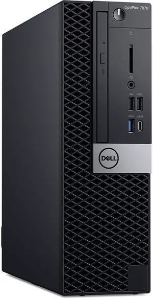 Dell OptiPlex 7070 SFF 8GB 256GB SSD Core i7-9700 3.0GHz WIN11P, Black