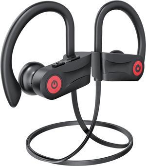 Bluetooth Headphones Wireless Headphones with 16 Hours Playtime Bluetooth 5.3 Wireless Earbuds HD Deep Bass Stereo Sound Isolation IPX7 Waterproof Earphones for Workout Running Sports