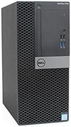 Dell OptiPlex 7040 Mini-Tower Desktop PC, Intel Core i5-6600 3.30GHz, 16GB DDR4 RAM, 120 GB SSD + 1 TB, Win-10 Pro x64