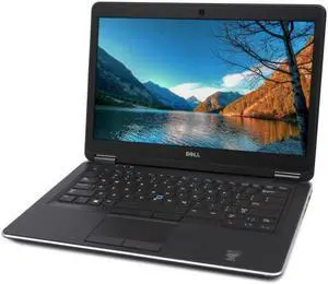 Dell Latitude E7440 14.0 in Laptop - Intel Core i5 4200U 4th Gen 1.6 GHz 8GB 256GB SSD Windows 10 Pro 64-Bit - Webcam