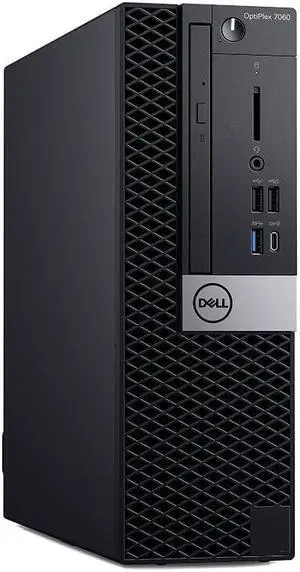 Dell OptiPlex 7060, Small Form Factor, Intel Core i7-8700 @ 3.20 GHz, 8GB DDR4, 256 GB, DVD-RW, Wi-Fi, Keyboard + Mouse, Microsoft Windows 10 Pro 64-bit